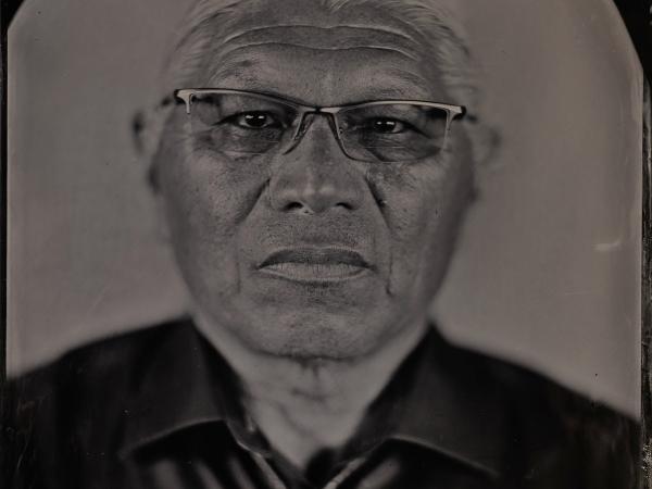 Old photograph of John Gritts, elder citizen of the Cherokee Nation