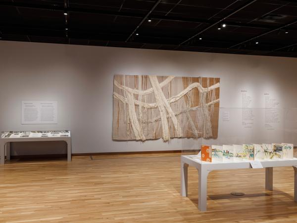 Gallery view of the Confluence of Nature: Nancy Hemenway Barton exhibition.
