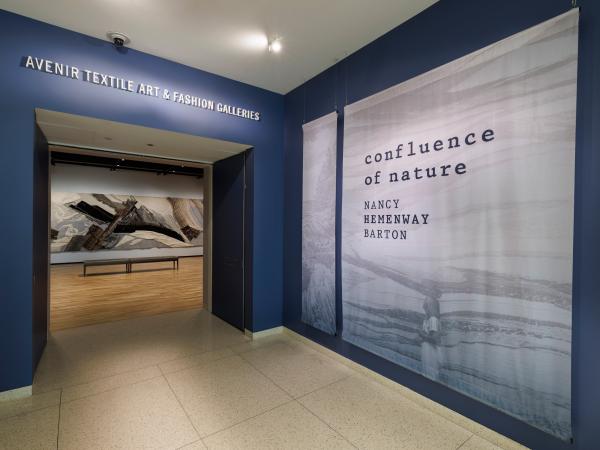 Gallery view of the Confluence of Nature: Nancy Hemenway Barton exhibition.