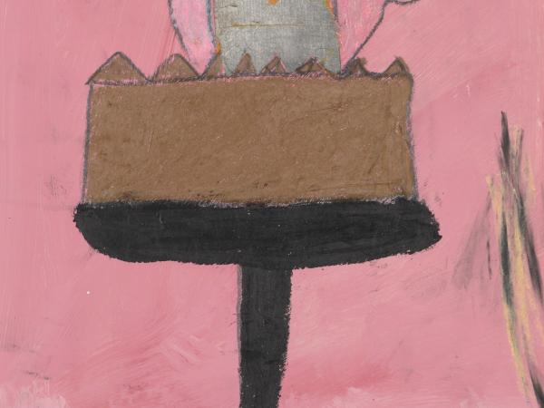 Tea kettle with block of silver inside