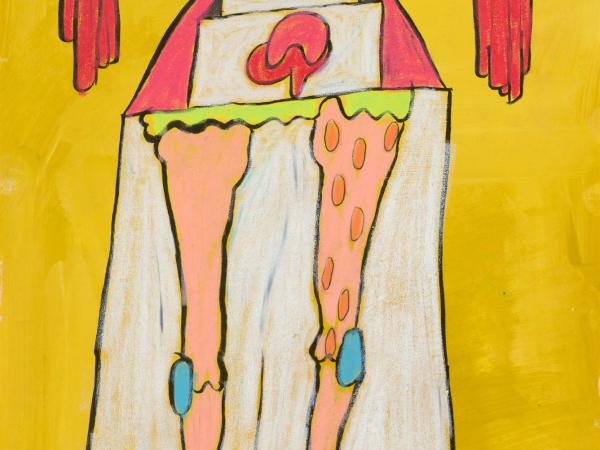 Transparent view of a woman's body